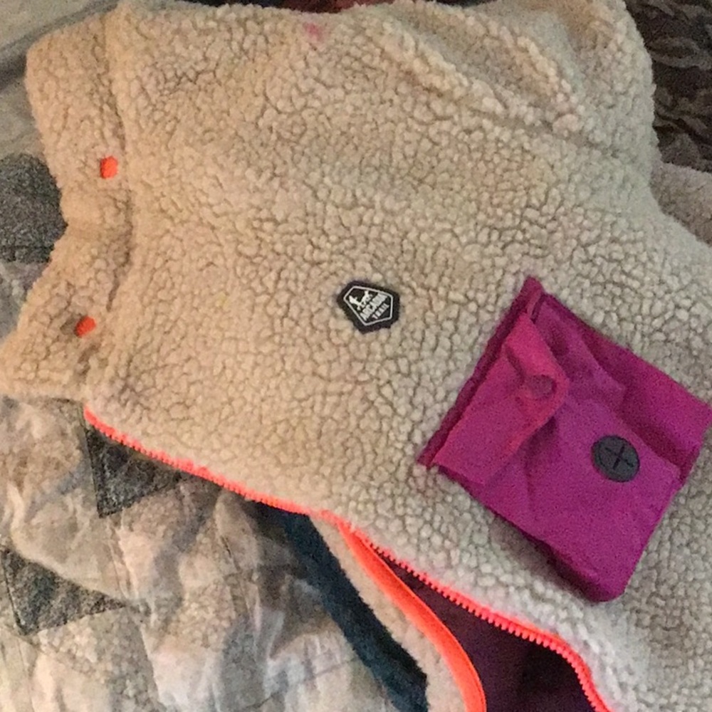 Stylish Purple and Pink Dog Jacket - Picture 2 of 7